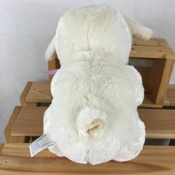 Hugfun Plush Lamb Sheep Blue Eye Bow Easter Egg Stuffed Animal Cuddly Baby Toy - Picture 7 of 9